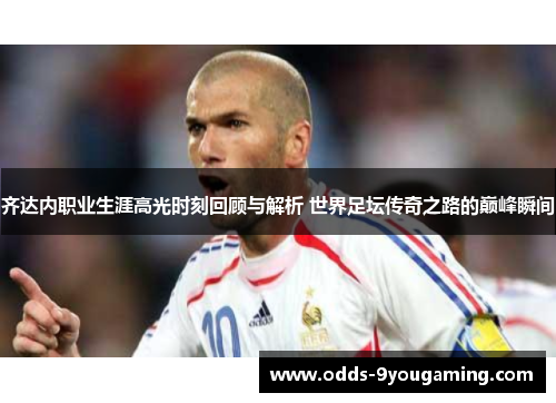齐达内职业生涯高光时刻回顾与解析 世界足坛传奇之路的巅峰瞬间